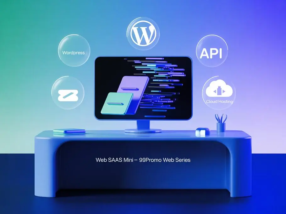 Web SaaS Mini - готовий веб-сайт як послуга